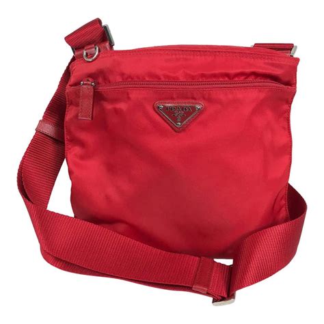 prada crossbody red|prada red nylon crossbody.